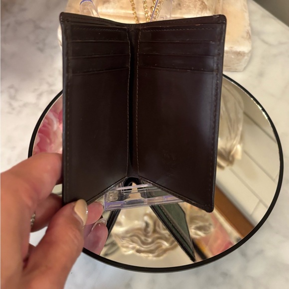 EUC MCM Green and Brown compact unisex Wallet with branded dust bag - Picture 5 of 6